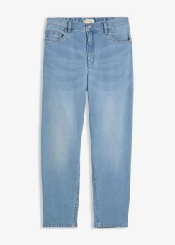 bonprix bonprix Vaqueros>Vaqueros mom, high waist, cropped azul claro denim usado