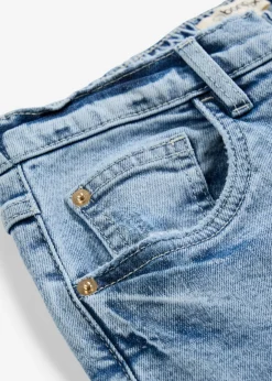 bonprix bonprix Vaqueros>Vaqueros mom, high waist, low stretch, cropped azul hielo denim usado