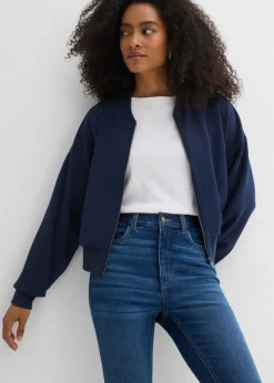 Mujer bonprix bonprix Vaqueros pitillo con talle medio y cinturilla cómoda