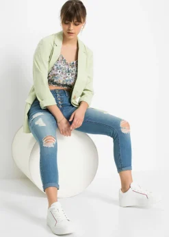 Mujer bonprix bonprix Vaqueros pitillo desgastados