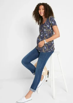 Mujer bonprix bonprix Vaqueros premamá con largo 7/8, slim