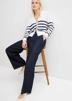 Mujer bonprix bonprix Vaqueros rectos con perneras anchas