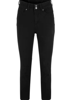 Mujer bonprix bonprix Vaqueros rectos con talle medio y cintura cómoda