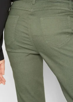 Mujer bonprix bonprix Vaqueros rectos con talle medio y cintura cómoda