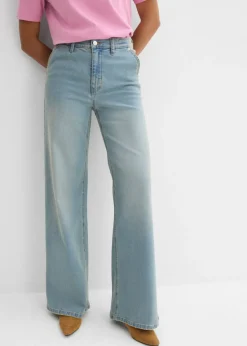 Mujer bonprix bonprix Vaqueros rectos holgados de talle alto