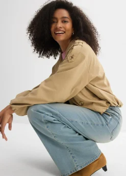 Mujer bonprix bonprix Vaqueros rectos holgados de talle alto