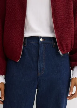 Mujer bonprix bonprix Vaqueros rectos holgados de talle alto