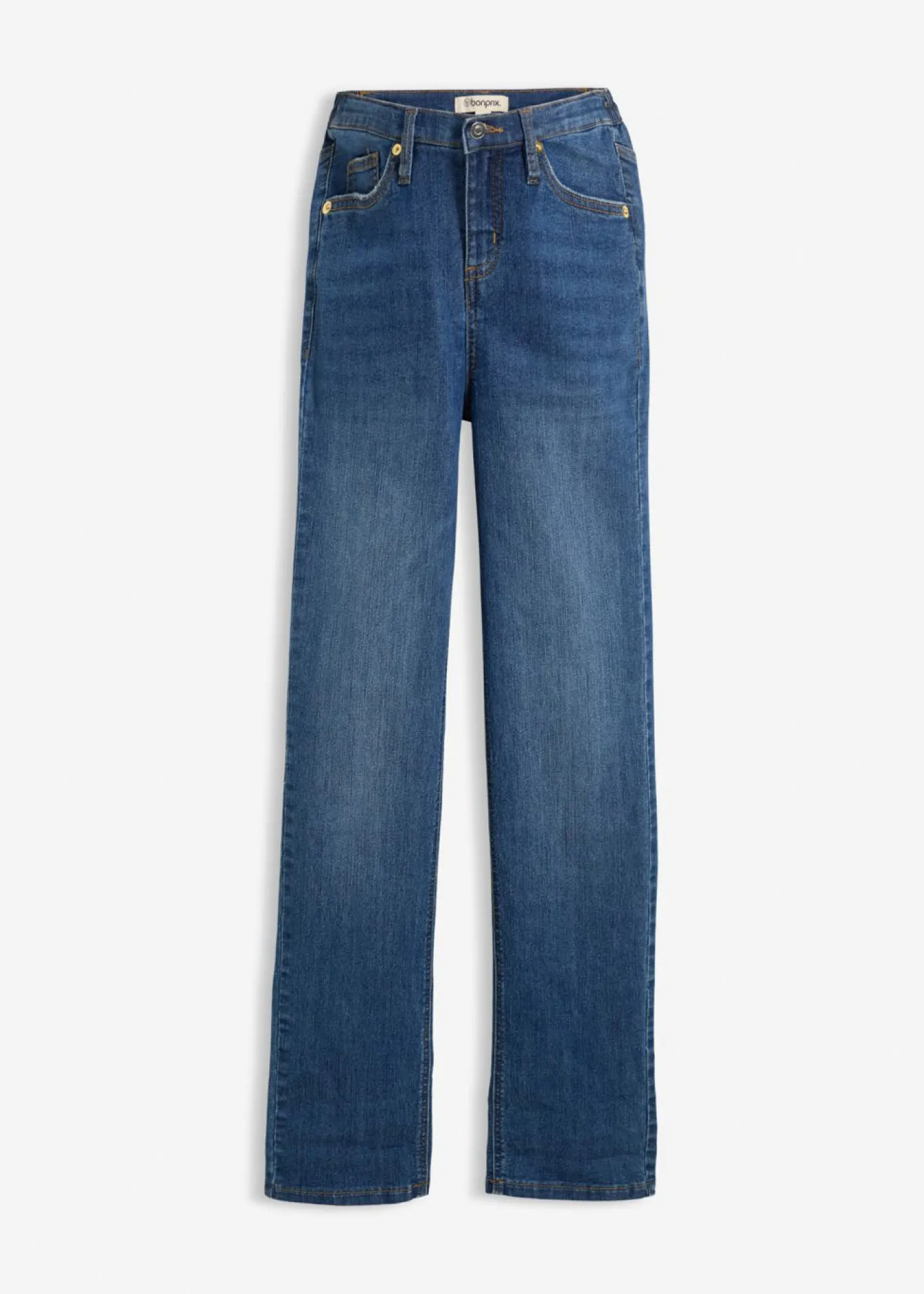 Mujer bonprix bonprix Vaqueros rectos premamá 2 en 1 para durante y después del embarazo