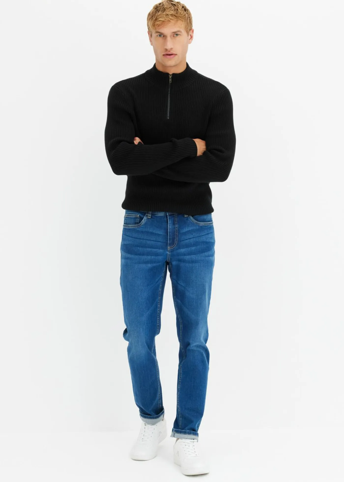 bonprix bonprix Vaqueros>Vaqueros regular fit, tapered Denim