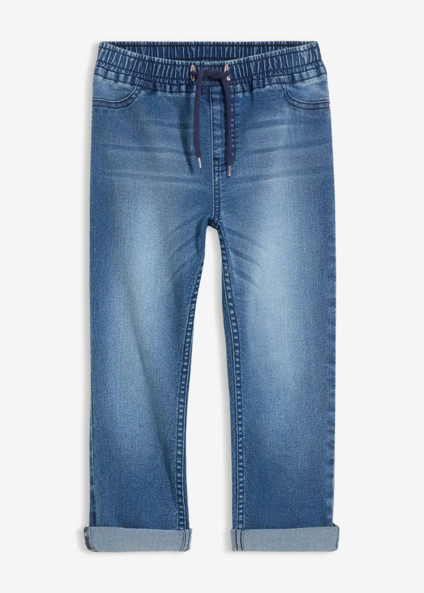 bonprix bonprix Ropa 2 A 9 Años·Pantalones Y Vaqueros>Vaqueros sin cierre con talle medio y cintura cómoda Azul piedra