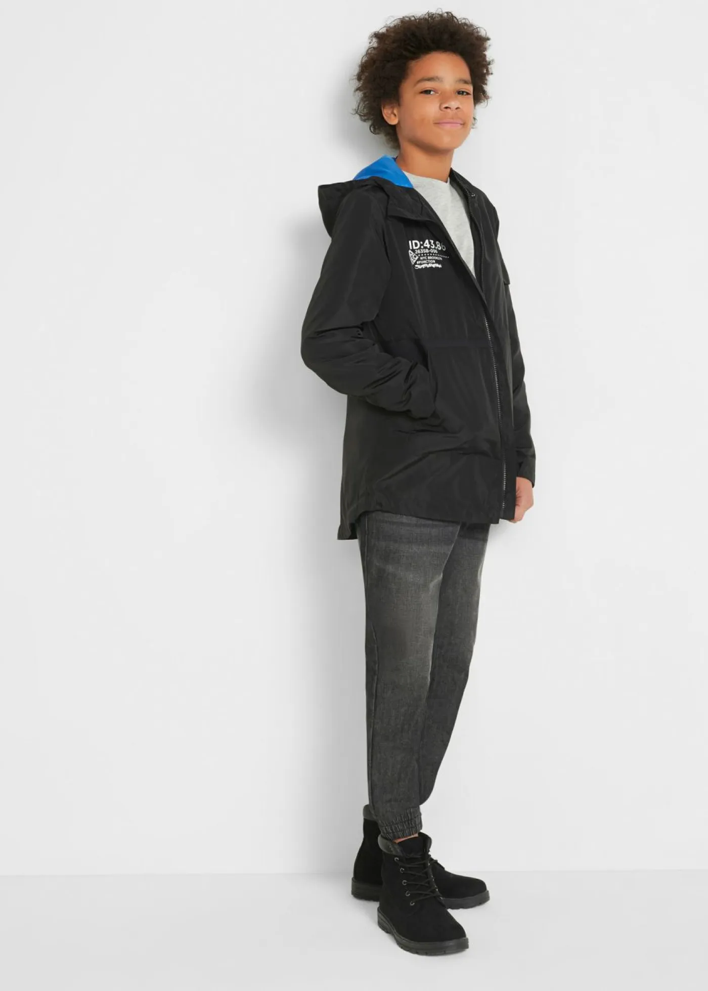 Niños bonprix bonprix Vaqueros sin cierre de algodón con corte regular (2 unidades)