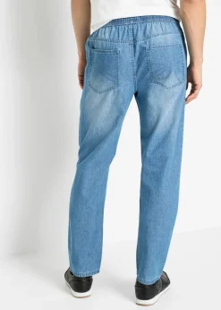 Hombre bonprix bonprix Vaqueros sin cierre de corte clásico en tejido veraniego (2 unidades)