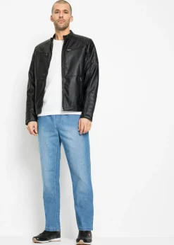 Hombre bonprix bonprix Vaqueros sin cierre de corte clásico en tejido veraniego (2 unidades)