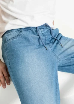 Hombre bonprix bonprix Vaqueros sin cierre de corte clásico en tejido veraniego (2 unidades)