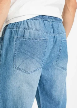 Hombre bonprix bonprix Vaqueros sin cierre de corte clásico en tejido veraniego (2 unidades)