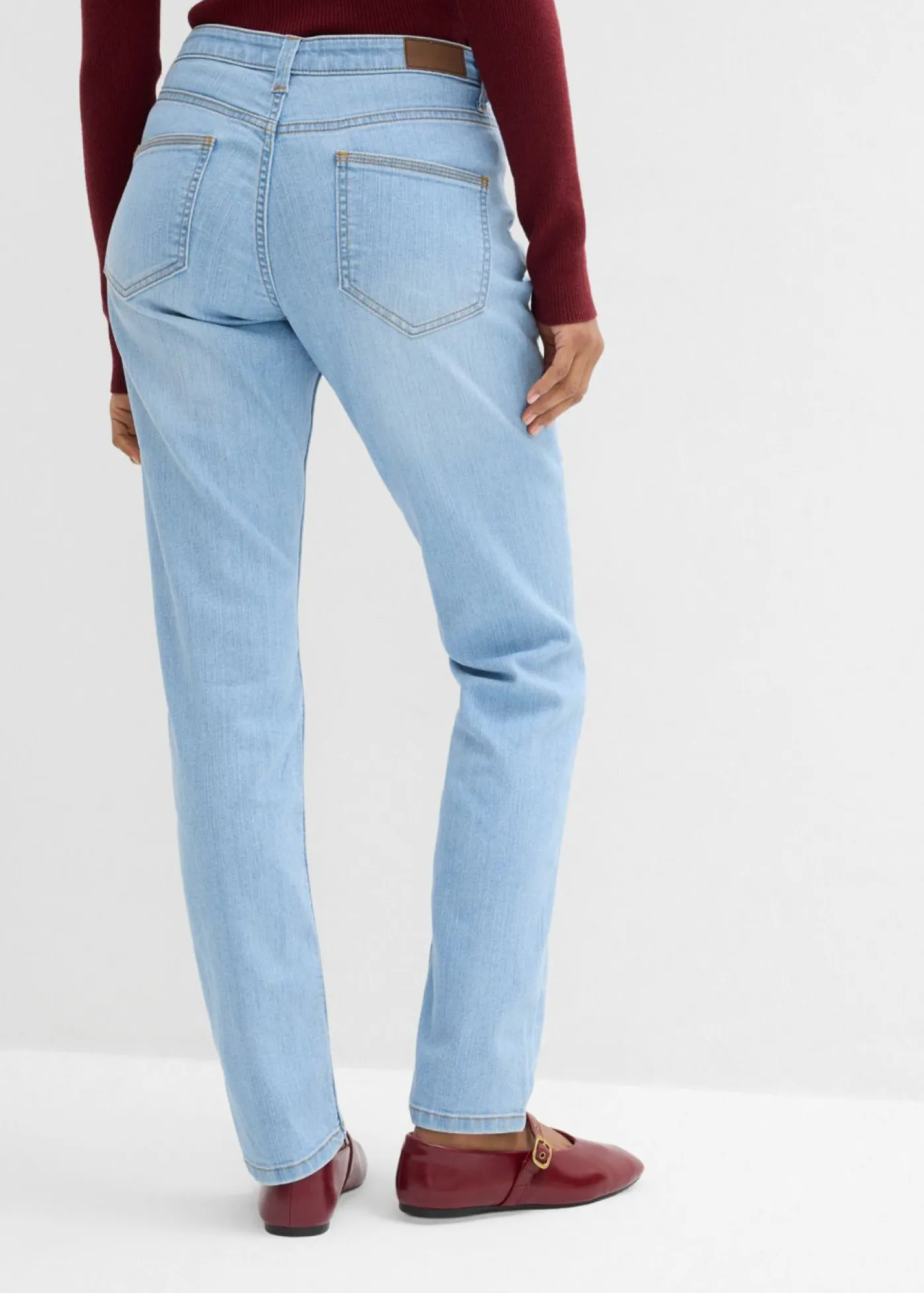 Mujer bonprix bonprix Vaqueros skinny, mid waist, elásticos