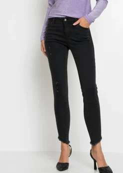 Mujer bonprix bonprix Vaqueros skinny, mid waist, elásticos
