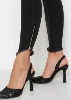 Mujer bonprix bonprix Vaqueros skinny, mid waist, elásticos