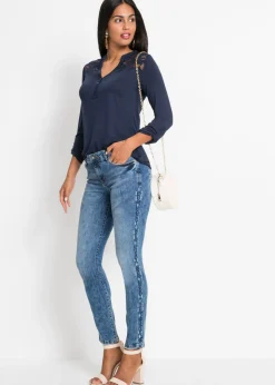 Mujer bonprix bonprix Vaqueros skinny, mid waist, elásticos
