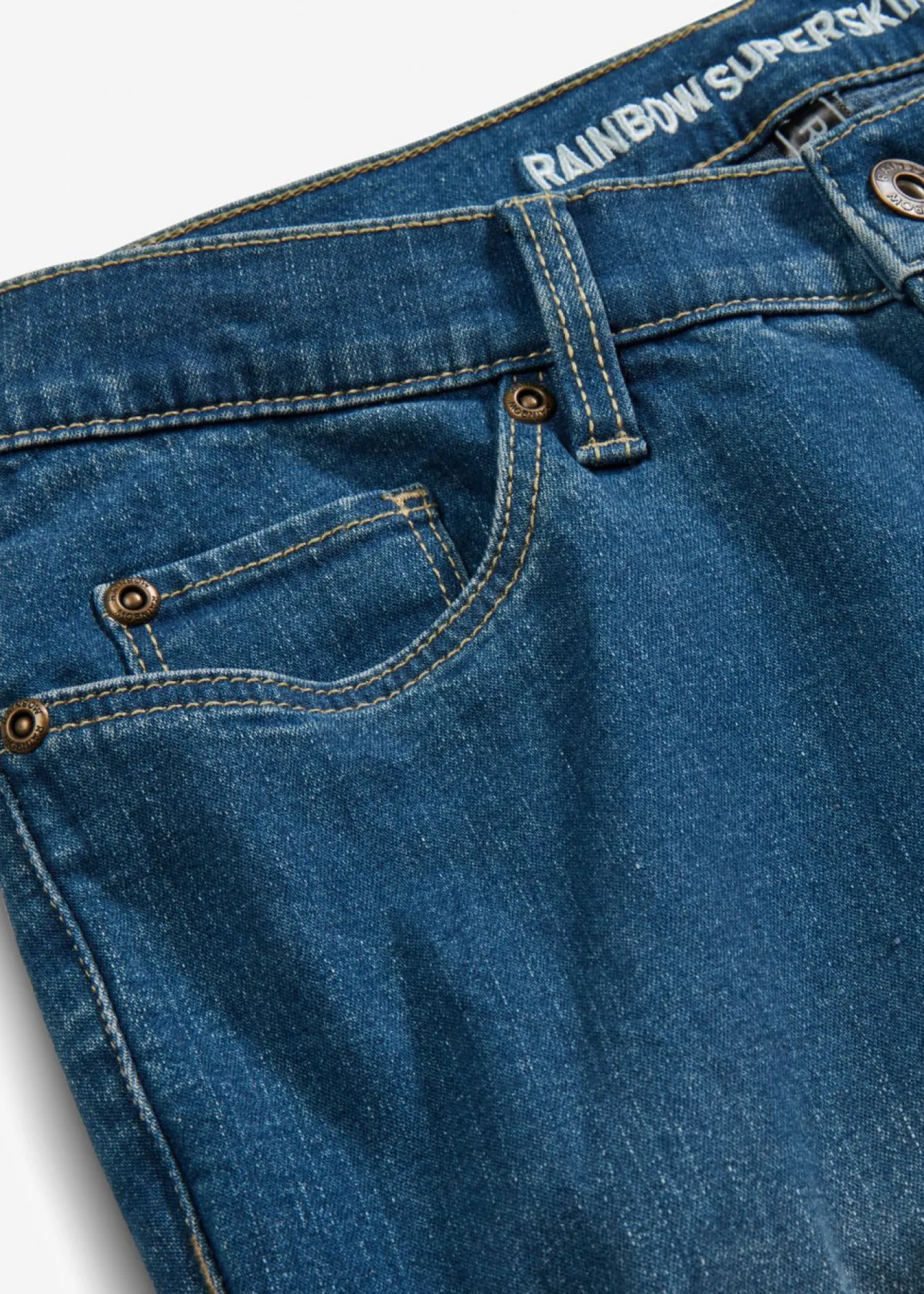 Mujer bonprix bonprix Vaqueros skinny, mid waist, elásticos