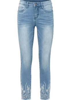 bonprix bonprix Vaqueros>Vaqueros skinny mid waist Denim claro