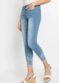 bonprix bonprix Vaqueros>Vaqueros skinny mid waist Denim claro