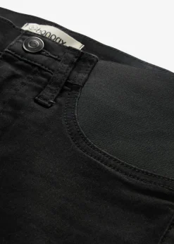 bonprix bonprix Tallas Pequeñas>Vaqueros skinny, mid waist, elásticos Negro denim
