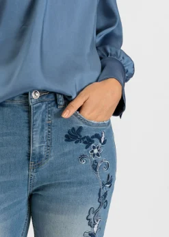 Mujer bonprix bonprix Vaqueros slim fit, mid waist, cropped