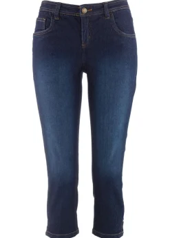 Mujer bonprix bonprix Vaqueros slim fit, talle medio, cropped