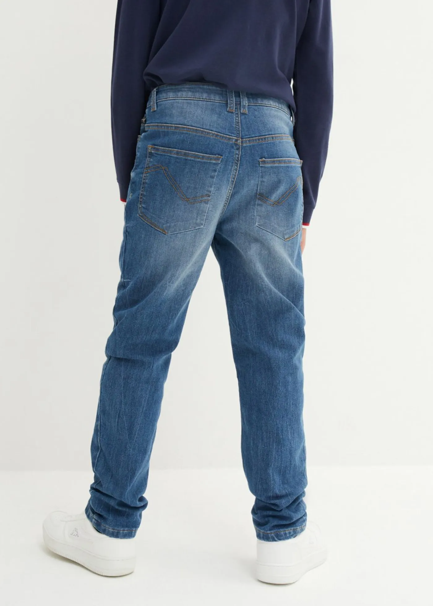 bonprix bonprix Ropa 9 A 16 Años·Jeans|Ropa 9 A 16 Años·Chaquetas Y Ropa Outdoor>Vaqueros slim fit térmicos con forro de franela, tapered Denim
