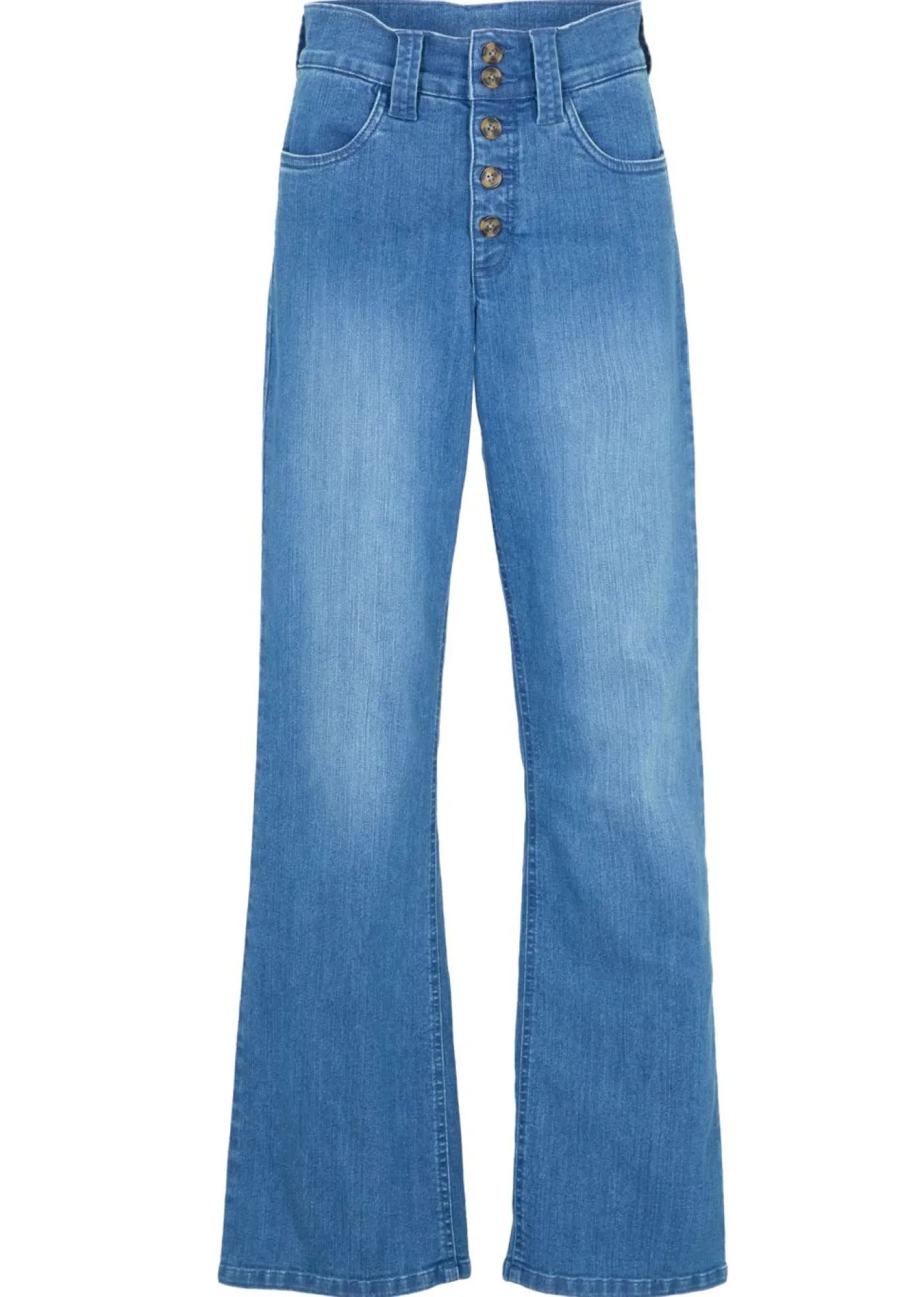 Mujer bonprix bonprix Vaqueros straight, high waist, elásticos