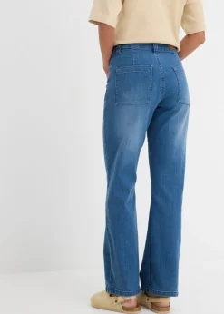 Mujer bonprix bonprix Vaqueros straight, high waist, elásticos