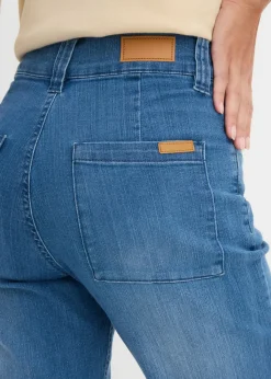 Mujer bonprix bonprix Vaqueros straight, high waist, elásticos