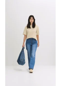 Mujer bonprix bonprix Vaqueros straight, high waist, elásticos