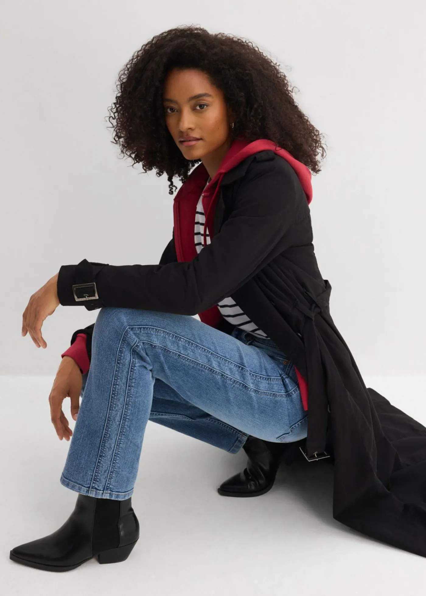 Mujer bonprix bonprix Vaqueros straight, high waist