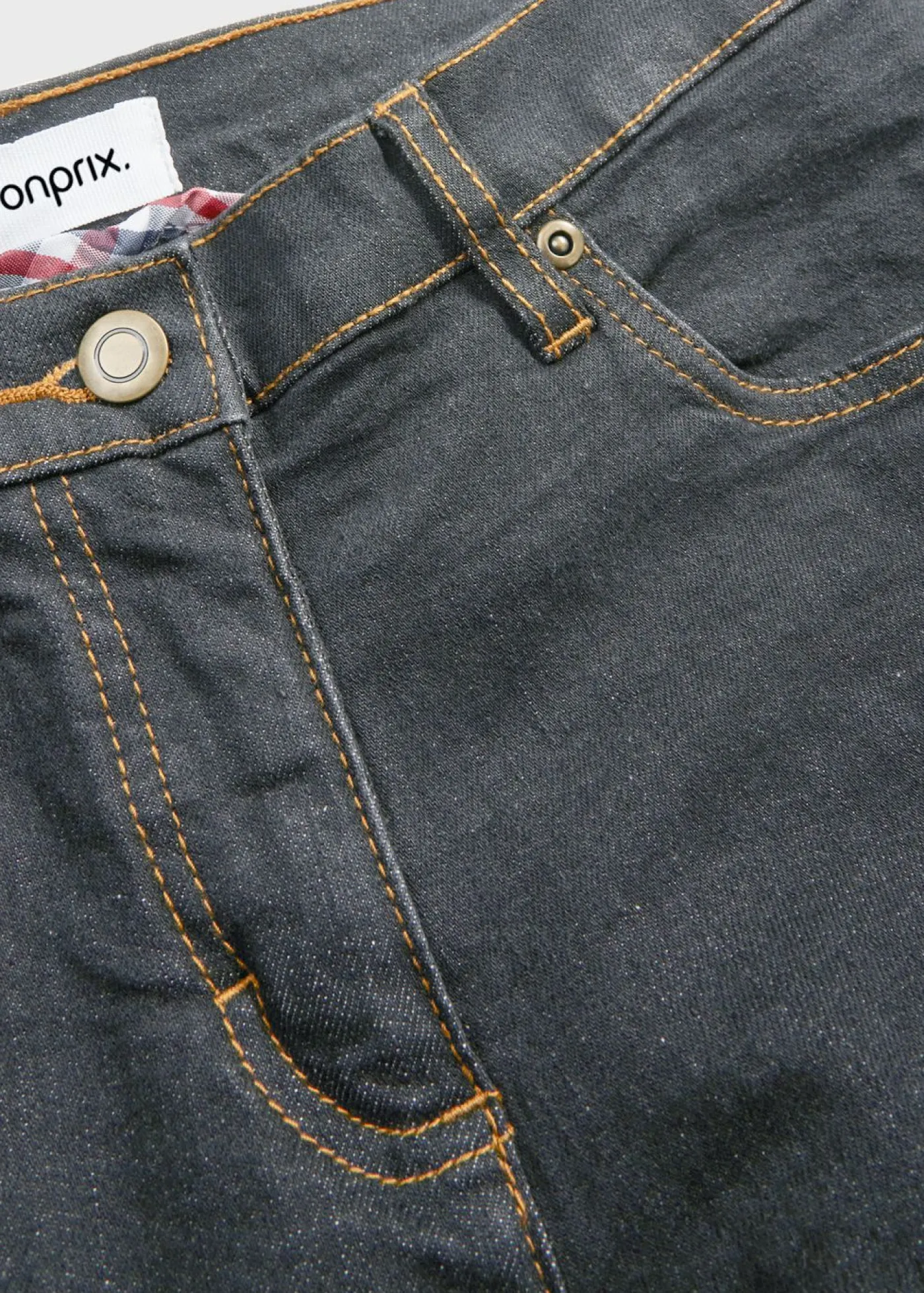 Mujer bonprix bonprix Vaqueros straight, mid waist, elásticos