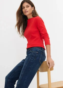 Mujer bonprix bonprix Vaqueros straight, mid waist