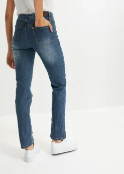 Mujer bonprix bonprix Vaqueros straight, mid waist, elásticos