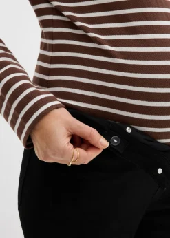 Mujer bonprix bonprix Vaqueros superelásticos premamá 2 en 1 con corte slim para durante y después del embarazo