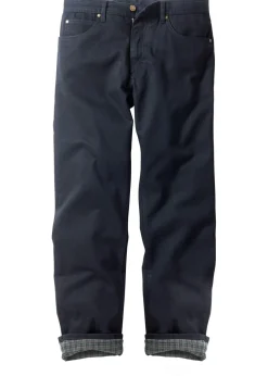 bonprix bonprix Ropa Térmica|Outdoor>Vaqueros térmicos classic fit, con forro suave de franela, straight Negro denim