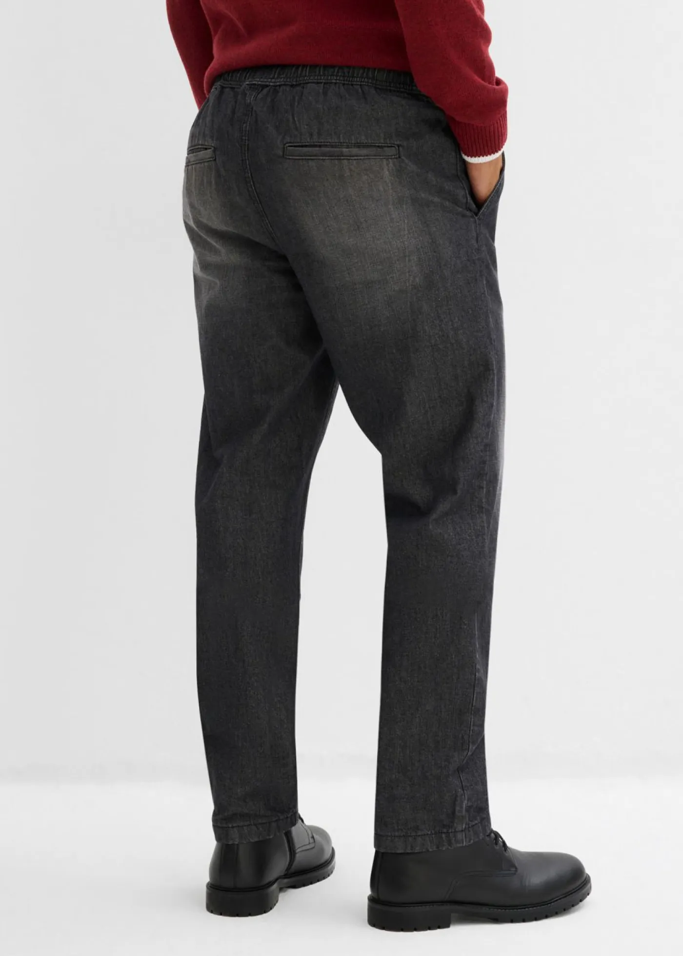 Hombre bonprix bonprix Vaqueros térmicos con corte recto, forro de franela y diseño recto