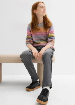 Niños bonprix bonprix Vaqueros térmicos con forro de punto y talle medio