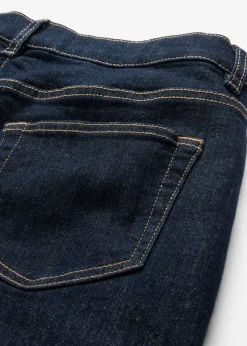 Niños bonprix bonprix Vaqueros térmicos con perneras anchas, forro de punto y talle medio