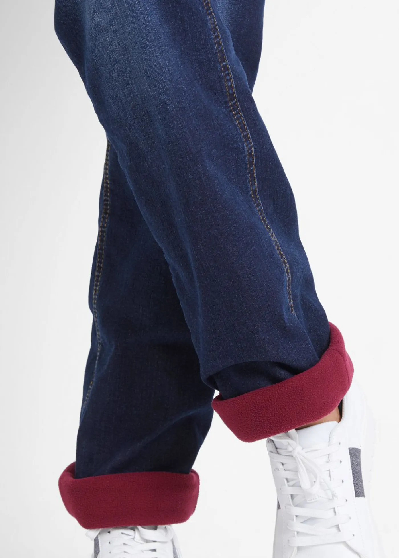 Mujer bonprix bonprix Vaqueros térmicos con talle medio y corte recto