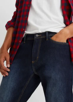 Hombre bonprix bonprix Vaqueros térmicos elásticos con corte regular, interior cálido y diseño recto