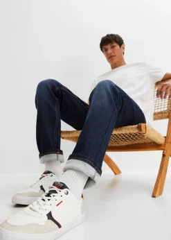 Hombre bonprix bonprix Vaqueros térmicos elásticos con corte regular, interior cálido y diseño recto