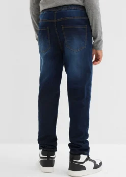 Niños bonprix bonprix Vaqueros térmicos rectos sin cierre con corte regular y forro de punto