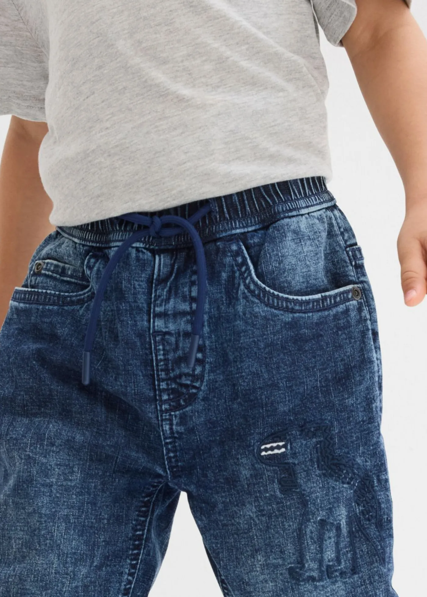 bonprix bonprix Ropa 2 A 9 Años·Vaqueros Y Pantalones|Ropa 2 A 9 Años·Prendas Exteriores Y Outdoor>Vaqueros térmicos sin cierre con corte regular y forro de punto Denim