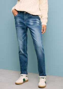 Mujer bonprix bonprix Vaqueros térmicos tipo boyfriend con interior suave