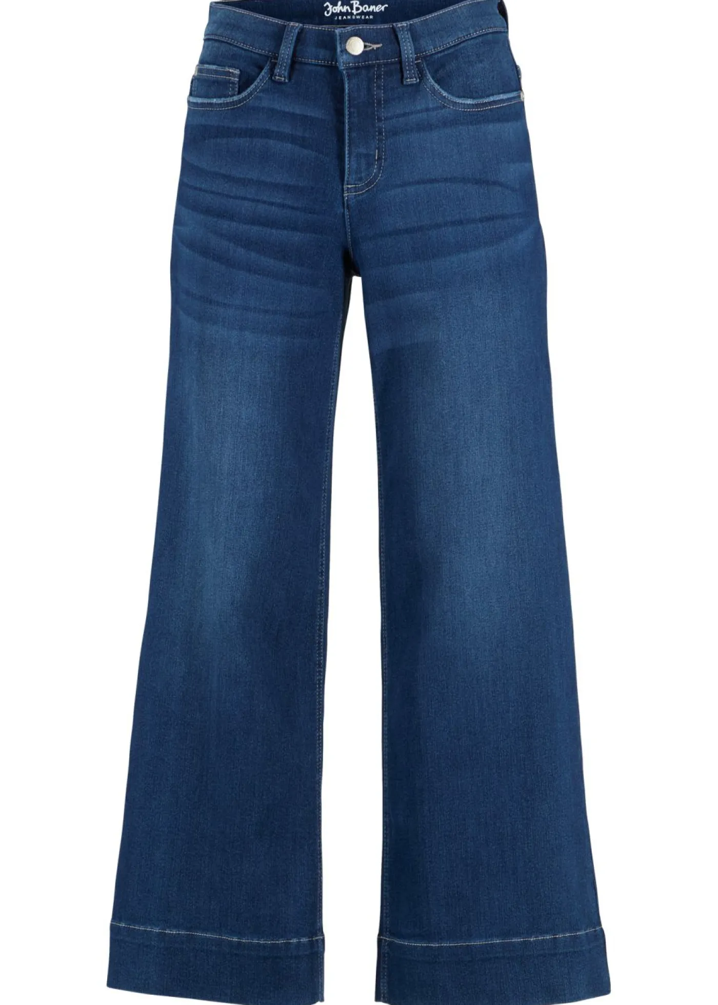 Mujer bonprix bonprix Vaqueros ultrasuaves de corte capri, culotte